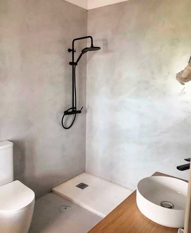 microcemento baño